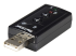 StarTech.com Virtual 7.1 USB Stereo Audio Adapter External Sound Card - Back