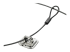 StarTech.com Laptop Cable Lock Anchor - Right-angle