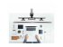 StarTech.com Desk Mount Dual Monitor Arm w/ Crossbar, Up To 27" Displays - Top