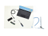 StarTech.com 11x18in Anti Static Mat, ESD Mat for Electronics Repair, Anti Static Desk Mat w/Detachable Grounding Wire, ANSI/ESD S 4.1 Compliant, Flexible Thermoplastic Work Mat/Pad - Top