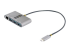 StarTech.com 3-Port USB-C Hub with Ethernet, 3x USB-A Ports, Gigabit Ethernet, USB 3.0 5Gbps, Bus-Powered, USB Type-C Hub w/ GbE and 1ft/30cm Long Cable, Portable USB-C to USB-A Laptop Hub - Right-angle