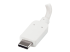 StarTech.com USB C to VGA Adapter with Power Delivery, 1080p USB Type-C to VGA Monitor Video Converter with Charging, 60W PD Pass-Through, Thunderbolt 3 Compatible Projector Adapter, White - Close up
