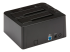 StarTech.com Dual-Bay USB 3.1 to SATA Hard Drive Docking Station, USB 3.1 (10 Gbps) Hard Drive Dock, External 2.53.5 SATA IIIIII, SSDHDD Docking Station, Hot-Swap Hard Drive Bay - Back