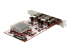 StarTech.com 4-Port USB PCIe Card, 10Gbps USB PCI Express Expansion Card w/ 2 Controllers, 2x USB-C & 2x USB-A ports (USB 3.2/3.1 Gen 2), USB/USB-C PCI-e Card, Full Profile Brackets - Top