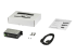 StarTech.com 7 Port USB 2.0 Hub, Metal Industrial USB-A Hub (7x USB-A) with ESD & Surge Protection, Extended Operating Temp -40 to 185°F, Din Rail/Wall/Desk Mountable, USB Expander, Rugged - Right-angle