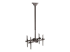 StarTech.com Dual TV Ceiling Mount, Back-to-Back Heavy Duty Hanging Dual Screen Mount with Adjustable Telescopic 3.5' to 5' Pole, Tilt/Swivel/Rotate, VESA Bracket for 32”-75" Displays - Left-angle