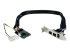 StarTech.com 3 Port 2b 1a 1394 Mini PCI Express FireWire Card Adapter - Front