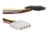 StarTech.com SATA to LP4 Power Cable Adapter with 2 Additional LP4 - Close up