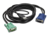 APC - Keyboard / video / mouse (KVM) cable - Left-angle