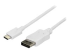 StarTech.com 6ft/1.8m USB C to DisplayPort 1.2 Cable 4K 60Hz, USB-C to DisplayPort Adapter Cable HBR2, USB Type-C DP Alt Mode to DP Monitor Video Cable, Works with Thunderbolt 3, White - Close up