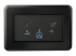 StarTech.com Single-Module Conference Table Connectivity Box-Customizable - Top