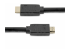 StarTech.com 10m(30ft) HDMI 2.0 Cable, 4K 60Hz Active HDMI Cable, CL2 Rated for In Wall Installation, Long Durable High Speed Ultra-HD HDMI Cable, HDR 10, 18Gbps, Male to Male Cord, Black - Multi-angle