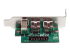 StarTech.com 3 Port 2b 1a 1394 Mini PCI Express FireWire Card Adapter - Back