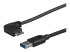 StarTech.com 0.5m 20in Slim Micro USB 3.0 Cable M/M - Right-angle