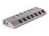 StarTech.com 7-Port Self-Powered USB-C Hub with Individual On/Off Switches, USB 3.0 5Gbps Expansion Hub w/Power Supply, Desktop/Laptop USB-C to USB-A Hub, 7x BC 1.2 (1.5A), USB Type C Hub - Right-angle