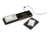 StarTech.com 1:1 Hard Drive Duplicator and Eraser for 2.5"/ 3.5" SATA (I/II/III) & SAS (I/II) HDD SSD - Left-angle