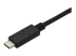 StarTech.com 9.8ft/3m USB C to DisplayPort 1.2 Cable 4K 60Hz, USB-C to DisplayPort Adapter Cable HBR2, USB Type-C DP Alt Mode to DP Monitor Video Cable, Compatible w/ Thunderbolt 3, Black - Close up