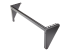 StarTech.com 2U Vertical Wall Mount Patch Panel Bracket - Back
