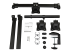 StarTech.com Desk Mount Triple Monitor Arm, Ergonomic VESA 3 Monitor Mount up to 27", Articulating & Height Adjustable Pole Mount, Tilt/Swivel/Rotate LCD/LED Screen, Desk Clamp/Grommet - Front