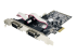 StarTech.com 4 Port Native PCI Express RS232 Serial Adapter Card with 16550 UART - Left-angle