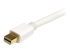 StarTech.com 3m (10 ft) White Mini DisplayPort Cable - Right-angle