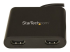 StarTech.com USB 3.0 to Dual HDMI Adapter, 1x 4K 30Hz & 1x 1080p, External Video & Graphics Card, USB Type-A to HDMI Dual Monitor Display Adapter Dongle, Supports Windows Only, Black - Close up