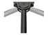 StarTech.com Dual TV Ceiling Mount, Back-to-Back Heavy Duty Hanging Dual Screen Mount with Adjustable Telescopic 3.5' to 5' Pole, Tilt/Swivel/Rotate, VESA Bracket for 32”-75" Displays - Close up
