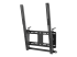 StarTech.com Portrait/Vertical TV Wall Mount, Heavy Duty TV Wall Mount, 40-55 inch VESA TV (110lb/50kg), Tilting Low Profile Digital Signage Television Mount with Lockable Security Bar - Right-angle