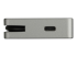 StarTech.com USB C Multiport Video Adapter, 4K 60Hz UHD Portable 5-in-1 USB Type C to HDMI 2.0, Mini DisplayPort, VGA or DVI (1080p), 95W PD Passthrough, Cable Management, Aluminum Adapter - Right side