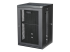StarTech.com 18U 19" Wall Mount Network Cabinet, 16" Deep Hinged Locking IT Network Switch Depth Enclosure, Assembled Vented Computer Equipment Data Rack with Shelf & Flexible Side Panels - Right-angle