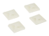 StarTech.com 100 Pack Cable Tie Mounts with Adhesive Tape for 0.13 in. (3.2 mm) Wide Ties, Nylon/Plastic Zip Tie Mounts, Electrical/Network Cable Wrap Mounts / 94V-2 Fire & UL Rated TAA - Left-angle