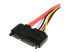 StarTech.com 12in 22 Pin SATA Power and Data Extension Cable - Close up