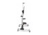 StarTech.com Rolling TV Cart/Stand On Wheels, Up to 100inch/220lb Screens - Left side