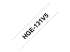 Brother HGE-131V5 - Black on clear - Left-angle