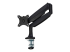 StarTech.com Desk Mount Monitor Arm, Heavy Duty Ergonomic VESA Monitor Arm, Single Display up to 9kg, Full Motion, Height Adjustable, Articulating, Aluminum, C-Clamp/Grommet, Black - Front