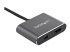 StarTech.com USB C Multiport Video Adapter, 4K 60Hz USB-C to HDMI 2.0 or Mini DisplayPort 1.2 Monitor Adapter, USB Type-C 2-in-1 Display Converter HDMI/MDP HBR2 HDR, Works w/ Thunderbolt 3 - Close up