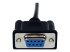 StarTech.com 1m Black DB9 RS232 Serial Null Modem Cable F/M - Front