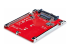 StarTech.com M.2 to U.3 Adapter, For M.2 NVMe SSDs, PCIe M.2 Drive to 2.5inch U.3 (SFF-TA-1001) Host Adapter/Converter, TAA Compliant - Right-angle