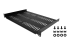 StarTech.com 1U Vented Server Rack Cabinet Shelf, 12in Deep Fixed Cantilever Tray, Rackmount Shelf for 19" AV/Data/Network Equipment Enclosure w/ Cage Nuts & Screws, 55lbs Weight Capacity - Right-angle