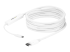 StarTech.com 9.8ft/3m USB C to DisplayPort 1.2 Cable 4K 60Hz, USB-C to DisplayPort Adapter Cable HBR2, USB Type-C DP Alt Mode to DP Monitor Video Cable, Compatible w/ Thunderbolt 3, White - Right-angle