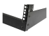 StarTech.com 4U 19" Desktop Open Frame Rack, 2 Post Free-Standing Network Rack Switch Depth for Patch Panel/Data/AV/IT/Communication/Studio/Computer Equipment 66lb Cap. w/ Cage Nuts/Screws - Close up