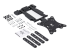 StarTech.com Full Motion TV Wall Mount, 32-55 inch (77lb/35kg) VESA Displays, Low Profile Universal Flat Screen TV Wall Mount, Heavy Duty Adjustable Tilt/Swivel Articulating Arm Bracket - Right-angle