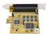 StarTech.com 8-Port PCI Express RS232 Serial Adapter Card, PCIe RS232 Serial Card, 16C1050 UART, Multiport Serial DB9 Controller/Expansion Card, 15kV ESD Protection, Windows & Linux - Right side