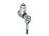 StarTech.com 3-in-1 Laptop Lock Compatible w/Noble Wedge/Nano/K-Slot - Left-angle