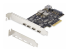 StarTech.com 5-Port USB PCIe Card, USB 3.2 10Gbps, PCI Express Card with 4x USB-C Ports, 1x USB-A Internal Port, USB PCIe Controller Card, Windows/macOS/Linux - Right-angle