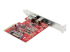 StarTech.com 2-Port 10Gbps USB-A & USB-C PCIe Card, USB 3.1 Gen 2 PCI Express Type C/A Host Controller Card Adapter, USB 3.2 Gen 2x1 PCIe Desktop Expansion Add-On Card, Windows/macOS/Linux - Top