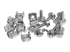StarTech.com M5 Mounting Screws and Cage Nuts for Server Rack Cabinet - Multi-angle