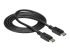 StarTech.com 5m Long DisplayPort 1.2 Cable with Latches DisplayPort 4k - Left-angle
