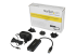 StarTech.com 4 Port USB 3.0 Hub SuperSpeed 5Gbps with Fast Charge Portable USB 3.1/USB 3.2 Gen 1 Type-A Laptop/Desktop Hub, USB Bus Power or Self Powered for High Performance, Mini/Compact - Right-angle