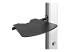 StarTech.com Dual TV Cart for 37-60in VESA TVs up to 110lb (50kg) each, Height Adjustable TV Mount, Mobile Display Cart w/ Webcam & Equipment Shelves, Lockable Casters, TV Cart on Wheels - Close up
